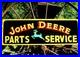 12x36_Vintage_Hand_Painted_JOHN_DEERE_Tractor_Parts_service_Dealership_Sign_01_rr