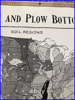 1930s/40s JOHN DEERE Instructional Aid Factory Sign Soils Plow Bottoms Tractor