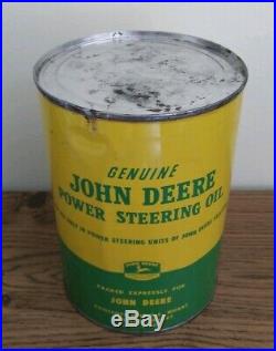 1950's John Deere Power Steering Oil Can Farm Tractor FULL