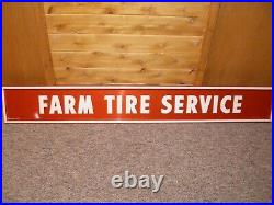 1960-1980 Nos Vintage Firestone Farm Tire Service Sign John Deere International
