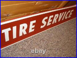 1960-1980 Nos Vintage Firestone Farm Tire Service Sign John Deere International