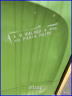 1960's Vintage John Deere Sign Dealer Bubble Sign Grace sign Co So. Paris Maine