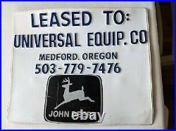 1970's John Deere Equipment Lease Company Advertisement Sign