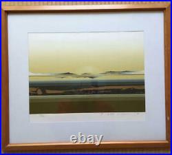 1983 TETSURO SAWADA Skyscape Lithograph with SIGNED, Framed, Limited Edition