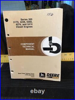 1995 John Deere 300 Series Diesel Engines Component Technical Manual CTM4