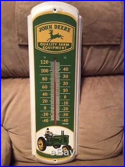 1996 John Deere Metal Thermometer Sign