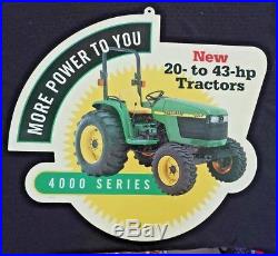 1998 John Deere Dealers 4200 4300 4400 4500 4600 4700 Tractor Display Hang Sign