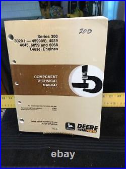 1999 John Deere 300 Series Diesel Engines Component Technical Manual CTM8