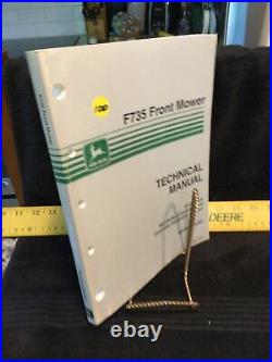 1999 John Deere F735 Front Mower Technical Manual TM1597 VG