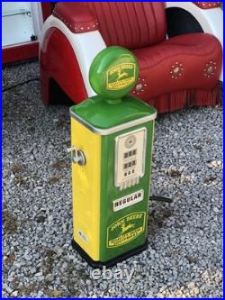 2005 John Deere Gearbox Pedal Car Gas Pump Tractor Toy Advertising Sign 32