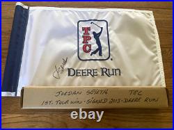 2013 John Deere Classic Jordan Spieth's 1st. Pga Victory Signed Pga