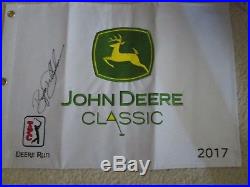 2017 John Deere Classic Flag Signed/Auto Bryson DeChambeau