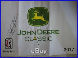 2017 John Deere Classic Flag Signed/Auto Bryson DeChambeau