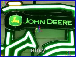 24 New Designed John Deere Farmers Farming Corn Tractor Light UP LED Neon Sign