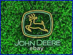 24 Vivid LED Sign John Deere Farm Equipment Machine Light Neon Lamp With Dimmer 24 Vivid LED Sign John Deere Farm Equipment Machine Light Neon Lamp With Dimmer