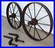 2_Antique_26_John_Deere_Tractor_901_Iron_Steel_Wheels_12_Spoke_wDrop_Axle_2502_01_mbe