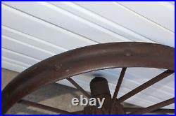 2 Antique 26 John Deere Tractor 901 Iron Steel Wheels 12 Spoke wDrop Axle 2502