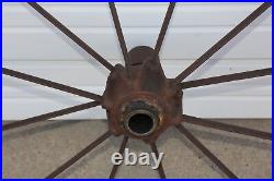 2 Antique 26 John Deere Tractor 901 Iron Steel Wheels 12 Spoke wDrop Axle 2502