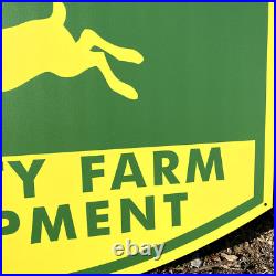 32in John Deere Farm Equipment Sign Vintage Style Repop Sign