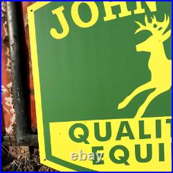 32in John Deere Farm Equipment Sign Vintage Style Repop Sign