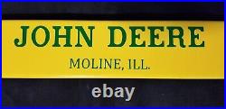 33'' Door push bar retro antique vintage JOHN DEERE gasoline sign advertsing