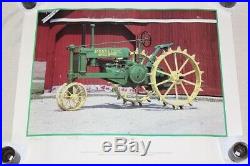 34 John Deere B Print Signed and Numbered Two Cylinder Club 1980's 210 of 1000