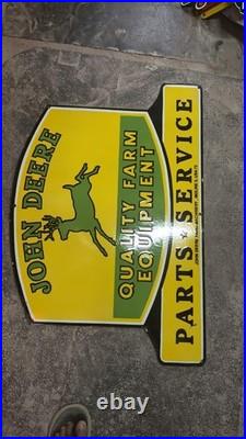 36 inch Johndeere porcelain enamel metal sign board