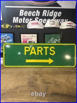 36x12 john deere Parts sign heavy duty metal Manufacture Unknown