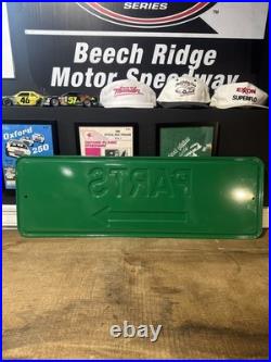 36x12 john deere Parts sign heavy duty metal Manufacture Unknown