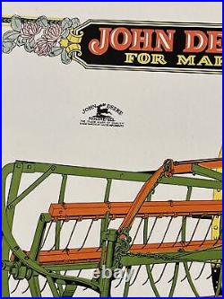3 Vintage 1930 1931 John Deere Sales Brochures Spreader Plow Rake Moline ILL