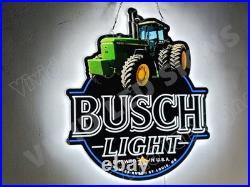 4850 John Deere Tractor Equipment 2D LED 20x17 Neon Sign Light For Farmers
