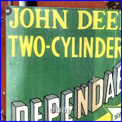 48in John Deere Farm Tractors Vintage Style Sign Repop Advertising