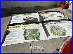 4 Rare Vintage 1993 John Deere 8000 Tractor 4' X 5' Intro Signs/Banners New