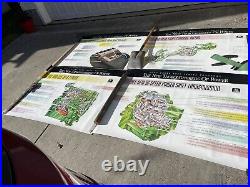 4 -Vintage 1993 John Deere 8000 Tractor 4' X 5' Feature Banners- Great Color-New