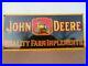 8x18_Old_New_Stock_Original_John_Deere_Farm_Equip_Porcelain_Gas_Oil_Adv_Sign_01_rj