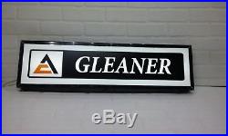 Allis Chalmers Gleaner Combine Lighted sign 30x8 inch 3 inches deep