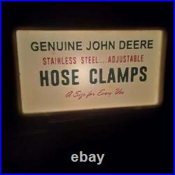 Antique John Deere Display 2 signs in 1