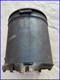 Antique John Deere Moline ILL Cast Iron Corn Planter Seed Box & Lid Farm Sign