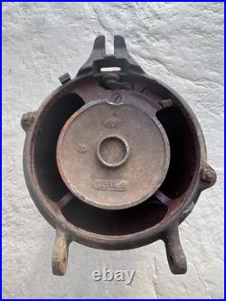 Antique John Deere Moline ILL Cast Iron Corn Planter Seed Box & Lid Farm Sign