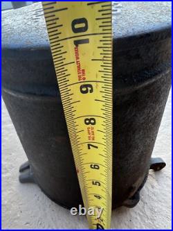 Antique John Deere Moline ILL Cast Iron Corn Planter Seed Box & Lid Farm Sign