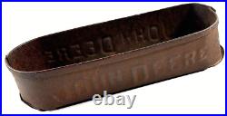 Antique John Deere Tractor Toolbox Tray advertising tool box