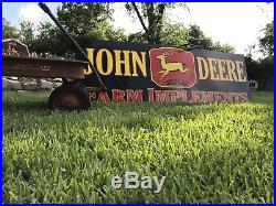 Antique Vintage Old Style John Deere Farm Sign 6 Foot