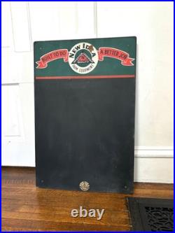 Antique Vtg New Idea Farm Equipment Farm Tractor Sign Price Board John Deere IH