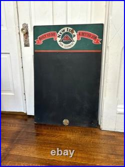 Antique Vtg New Idea Farm Equipment Farm Tractor Sign Price Board John Deere IH