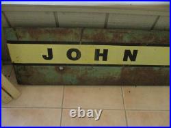 Antique original JOHN DEERE Advertising rare now a sign off 1930's cotton picker Antique original JOHN DEERE Advertising rare now a sign off 1930's cotton picker