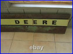 Antique original JOHN DEERE Advertising rare now a sign off 1930's cotton picker Antique original JOHN DEERE Advertising rare now a sign off 1930's cotton picker