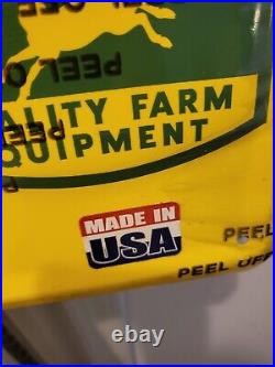 Authentic John Deere Parts Sign. Heavily Embosed. 41x9. Still in plastic