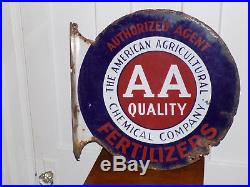 Authorized Agent The American Agricultural Chemical Company Flange Sign