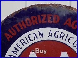 Authorized Agent The American Agricultural Chemical Company Flange Sign