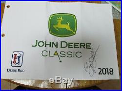 BRYSON DECHAMBEAU Autographed Signed JOHN DEERE CLASSIC PIN FLAG JSA